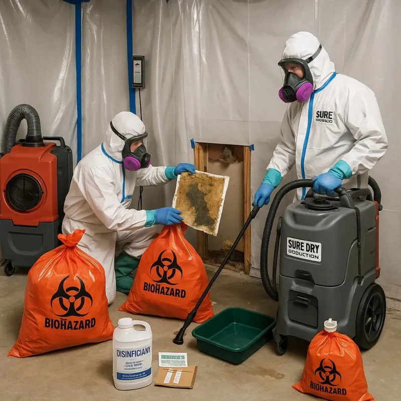 Contaminated Water Handling Protocols process in Lone Tree, IA